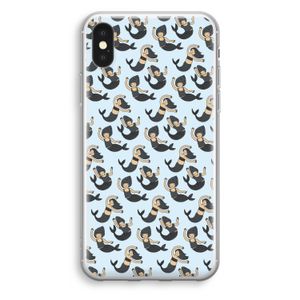 Zeemeermin: iPhone XS Transparant Hoesje