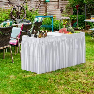 Opvouwbare Campingtafel met Dubbele Wasbak & Schort & Afvoerslang Koeltafel Tuintafel