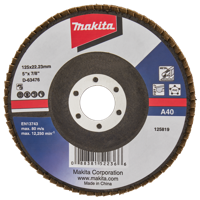 Makita Accessoires Lamellenschuurschijf 125mm A40 - D-63476 - D-63476