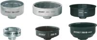 HAZET Oliefiltersleutelset 2169/6 · 3/8 inch (10 mm) vierkant hol, 1/2 inch (12,5 mm) vierkant hol · Buiten-zeskant-profiel · 6-delig