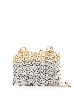 Rabanne mini sac à bandoulière Iconic Skyline 1969 - Argent