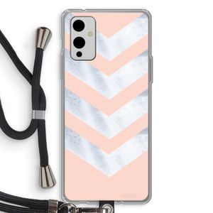 Marmeren pijlen: OnePlus 9 Transparant Hoesje met koord