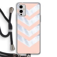 Marmeren pijlen: OnePlus 9 Transparant Hoesje met koord