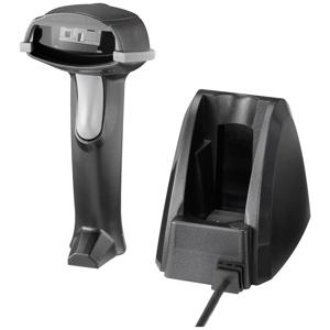 Renkforce LS6300BU USB-Kit Barcodescanner Bluetooth 1D Laser Zwart Handmatig Bluetooth, USB