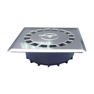 Afvoer Tecnoagua T-88 I PVC Roestvrij staal 21,6 x 21,6 x 7 cm Ø 11 - 9 cm Verticaal
