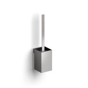 Clou Fold toiletborstelgarnituur - 35.5cm hoog - wandmodel - geborsteld RVS CL/09.04041.41