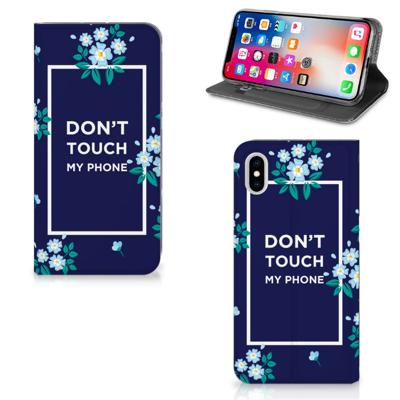 Apple iPhone Xs Max Design Case Flowers Blue DTMP Apple iPhone Xs Max Design Case Flowers Blue DTMP