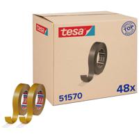 tesa tesafix 51570 51570-00002-00 Dubbelzijdige tape tesafix 51570 Natuur (l x b) 50 m x 25 mm 48 stuk(s) - thumbnail