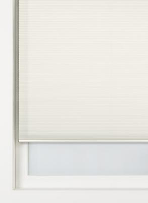 HEMA Plisse dubbel verduisterend witte achterzijde ivoor (ivoor)