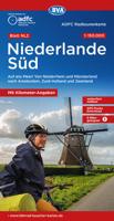 Fietskaart NL2 ADFC Radtourenkarte Niederlande Süd - Nederland Zuid | BVA BikeMedia