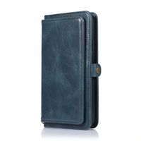 Samsung Galaxy S22 Ultra hoesje - Bookcase - Afneembaar 2 in 1 - Backcover - Pasjeshouder - Portemonnee - Kunstleer - Blauw