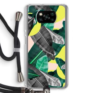 Fantasie jungle: Xiaomi Poco X3 Pro Transparant Hoesje met koord