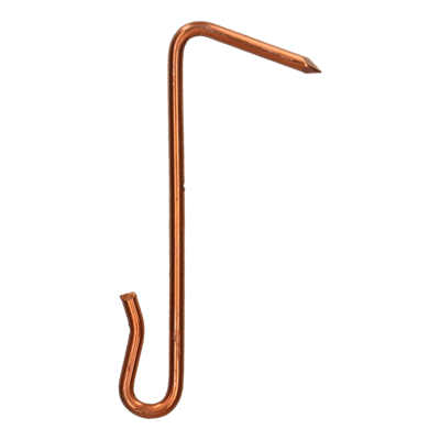 Pgb-Europe PGB-FASTENERS | Leihaak recht met punt Ø 2,70x90 Cu - 00LHPRCU0002700903