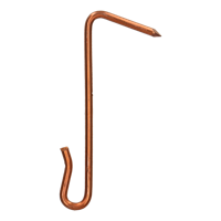 Pgb-Europe PGB-FASTENERS | Leihaak recht met punt Ø 2,70x90 Cu - 00LHPRCU0002700903