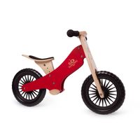 Kinderfeets houten loopfiets vanaf 2 jaar - Rood - thumbnail