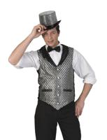 Disco Gilet Heren Zilver/Zwart