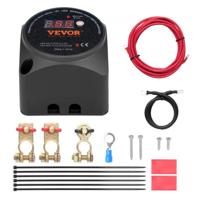 VEVOR Dual Battery Isolator Relay 12V 140A Handmatige automatische modus Spanningsgevoelig VSR-relais met LCD-scherm voor ATV UTV RV Caravan Vrachtwagen Boot Jacht