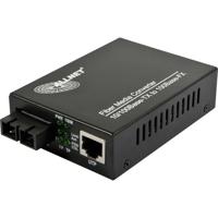 ALLNET ALL-MC107-ST-MM netwerk media converter 100 Mbit/s Multimode Zwart - thumbnail