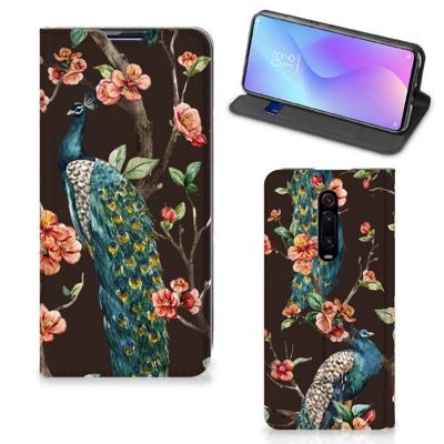 Xiaomi Mi 9T Pro | Hoesje maken | Pauw met Bloemen