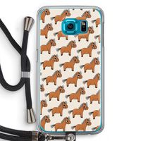 Pony: Samsung Galaxy S6 Transparant Hoesje met koord