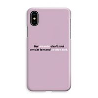 uw waarde daalt niet: iPhone XS Max Volledig Geprint Hoesje