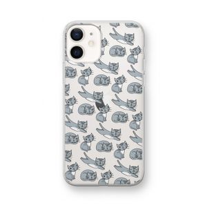 Poezen: iPhone 12 mini Transparant Hoesje