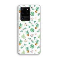 Ananas bladeren: Samsung Galaxy S20 Ultra Transparant Hoesje