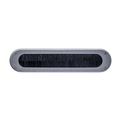 Intersteel Tochtwering 340x80mm Ovaal RVS Getrommeld