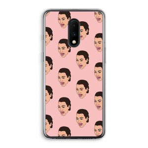 Ugly Cry Call: OnePlus 7 Transparant Hoesje