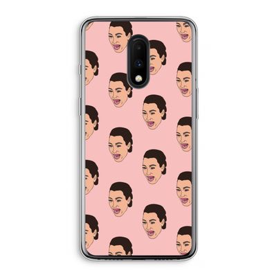 Ugly Cry Call: OnePlus 7 Transparant Hoesje