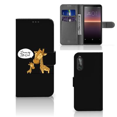 Sony Xperia 10 II Leuk Hoesje Giraffe Sony Xperia 10 II Leuk Hoesje Giraffe
