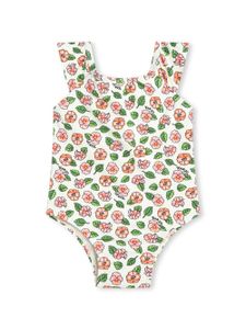 Kenzo Kids maillot de bain à fleurs - Blanc