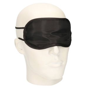 6x Verduisterend slaapmasker oogmasker zwart - Slaapmaskers