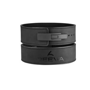 Reeva Lifting belt l Gewichthefriem zwart leder l Maat XL