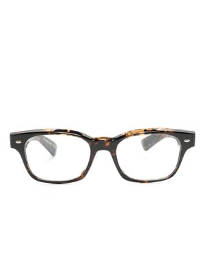 Oliver Peoples lunettes de vue à monture rectangulaire - Marron