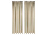 LIVARNO home Verduisterende gordijnen 135 x 254 cm (Beige) LIVARNO home Verduisterende gordijnen 135 x 254 cm (Beige)