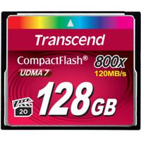 Transcend 128GB 800x CF CompactFlash MLC - thumbnail