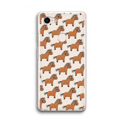 Pony: Google Pixel 3 Transparant Hoesje