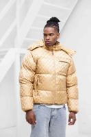 Project X Paris Puffer Winterjas Heren Beige - Maat L - Kleur: Beige | Soccerfanshop