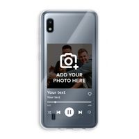 Music Player: Samsung Galaxy A10 Transparant Hoesje