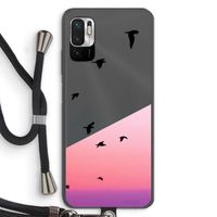 Fly away: Xiaomi Redmi Note 10 5G Transparant Hoesje met koord