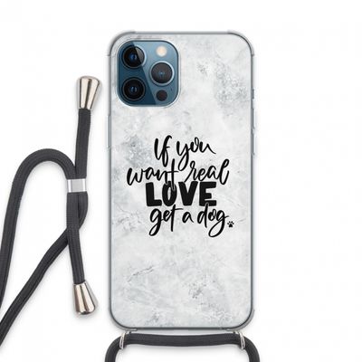 Partner in crime: iPhone 13 Pro Max Transparant Hoesje met koord