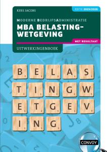 MBA Belastingwetgeving met resultaat (Paperback)