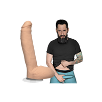 Doc Johnson Tommy Pistol - Realistic ULTRASKYN Dildo - 7 / 18 cm