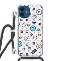 8-bit N°9: iPhone 12 Transparant Hoesje met koord