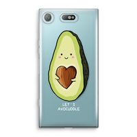 Avocuddle: Sony Xperia XZ1 Compact Transparant Hoesje