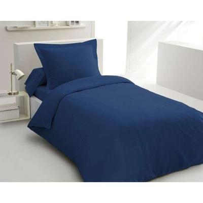 LOVELY HOME DEKBEDSET - 140x200 cm - 100% KATOEN - BLAUW