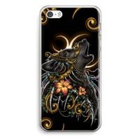 Huilende Wolf: iPhone 5 / 5S / SE Transparant Hoesje