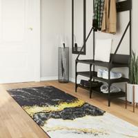 VidaXL Vloerkleed wasbaar anti-slip 80x300 cm meerkleurig