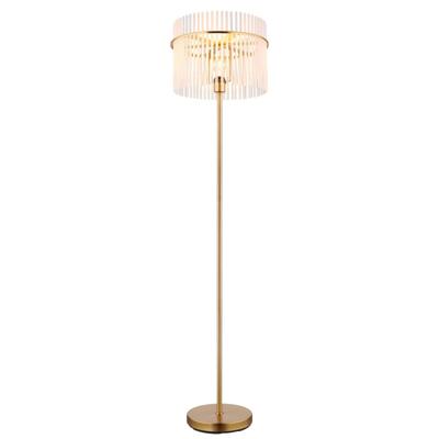 Globo Gouden vloerlampGorley met glas Ø 38cm - 15698SM